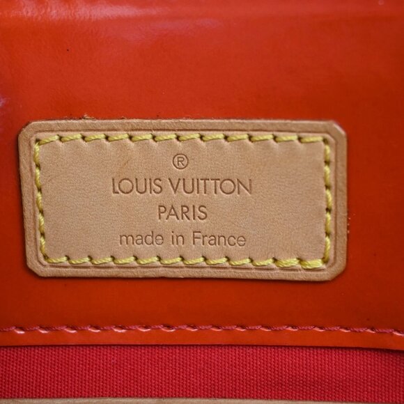 LOUIS VUITTON Read Hand Bag Monogram Vernis Patent Leather Red M91088 31EF111 - Picture 14 of 15